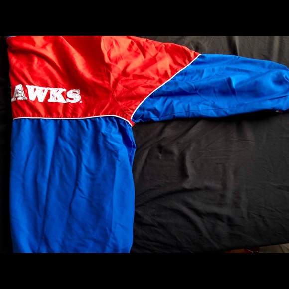 ♥️RETRO KANSAS JAYHAWKS PULL OVER♥️ - Picture 2 of 3